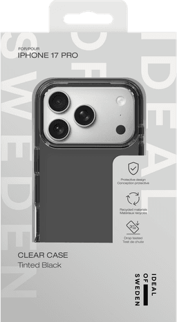 Clear Case iPhone 17 Pro - Tinted Black