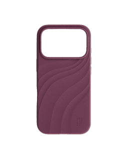 Soft Swirl Case iPhone 16 -  Velvet Plum MagSafe