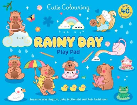Rainy Day Cuties Play Pad: Peel-Off Paper Fun