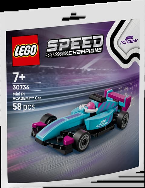 LEGO Speed Champion Väike F1 ACADEMY auto