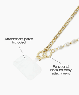 Necklace Phone Strap Limited Universal - Pearl