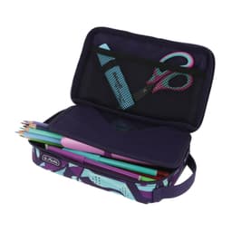 Herlitz pinal, kaanega - 2Go, CamoPurple