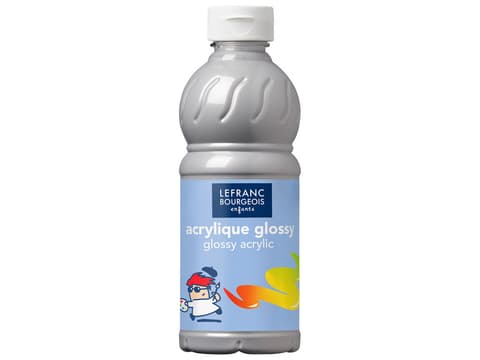 Akrüülvärv LB Enfants Glossy 500ml 710 silver