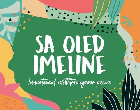 Sa oled imeline