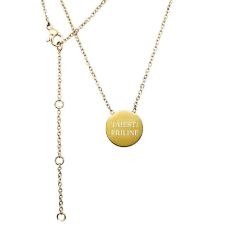 Olla x Lauri Räpp medaljon kee TÄIESTI ERILINE kuld