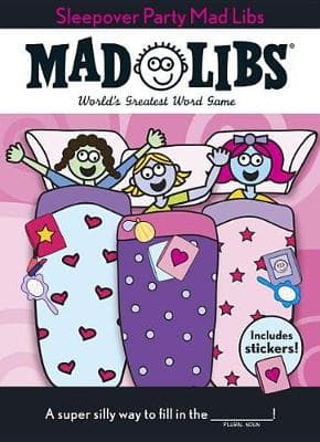 Sleepover Party Mad Libs