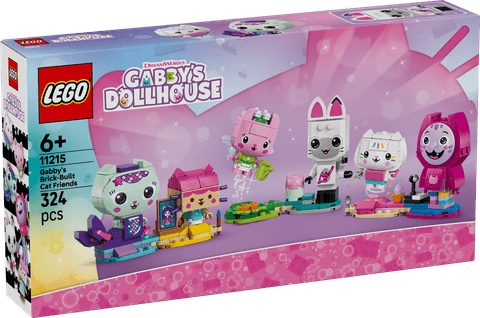 LEGO Gabby’s Dollhouse Gabby klotsidest kokkupandavad kassisõbrad