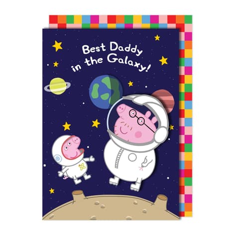 Kuku Kaart Tache Best Daddy in the Glaxy