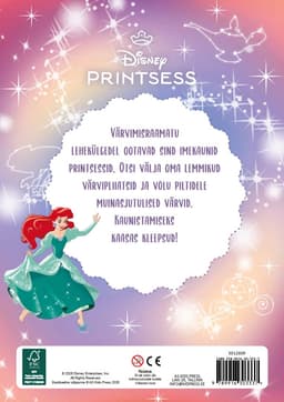 Disney Printsess. Värvimisraamat. Ballikleidid