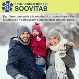 Happy Teeth ksülitooli ja erütritooliga hambakommid - Õun