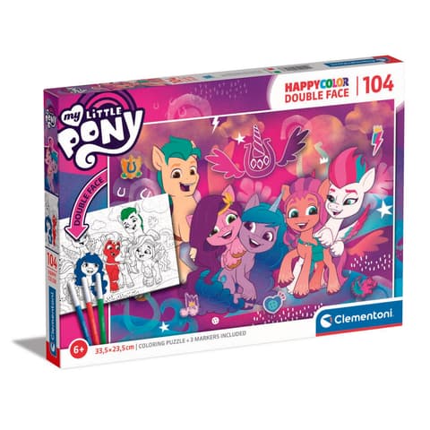 Pusle 104 tk Double face My Little Pony