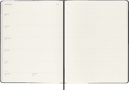 2026/2027 Moleskine Kalendermärkmik 18-kuud, XL
