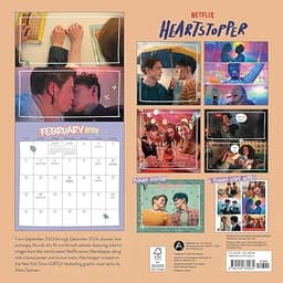 Heartstopper 16-Month 2023-2024 Wall Calendar With Bonus Poster and Love Notes