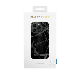 Fashion Case iPhone 14 Pro - Black Thunder Marble