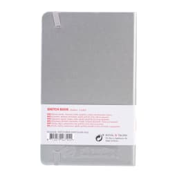 Märkmik Talens Sketch 13x21cm, 80 valget lehte, 140gr, raamatköide, Shiny Silver