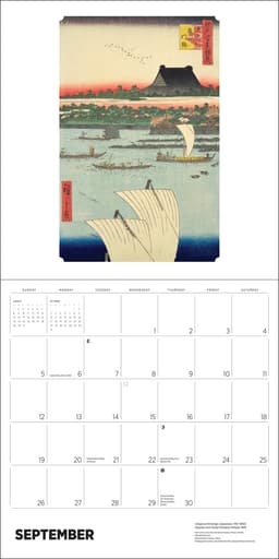 Seinakalender 2027 Hiroshige