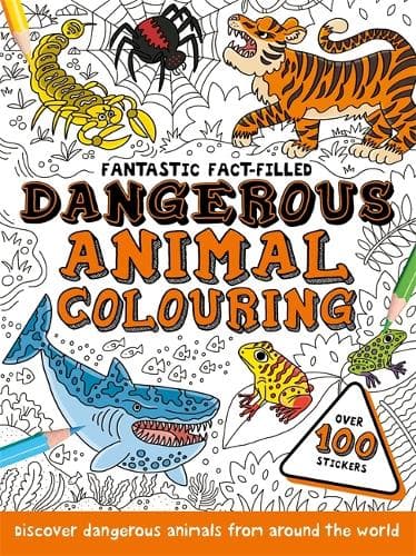 Fantastic Fact-Filled Dangerous Animal Colouring