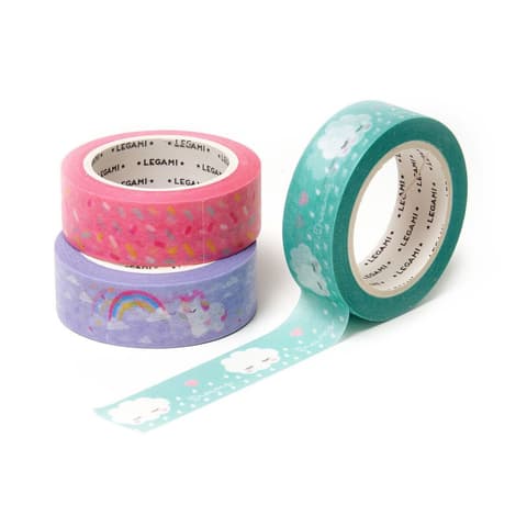 LEGAMI paberteip 5tk Rainbow