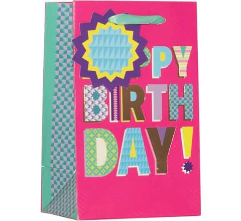 Kuku kinkekott Happy Birthday Blue S