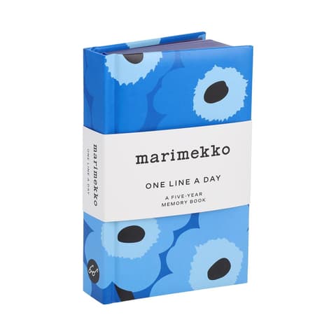 Marimekko One Line a Day (Blue Unikko) a Five-Year Memory Book