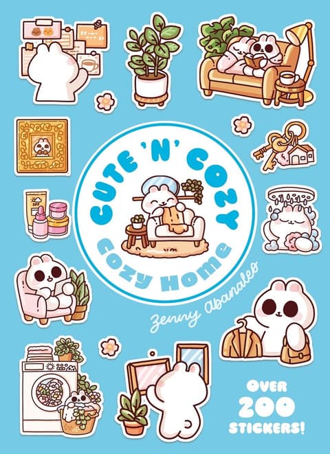 Cozy Home: A Cute ´n´ Cozy Little Sticker Book