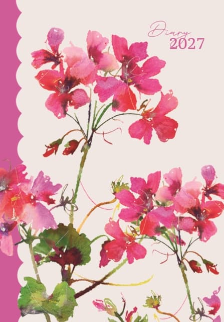 2027 Kalendermärkmik Fashion Diary Geranium A5 D