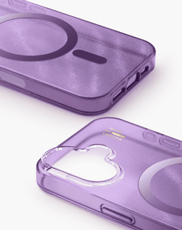 Clear Case iPhone 16 - Amethyst Mist MagSafe