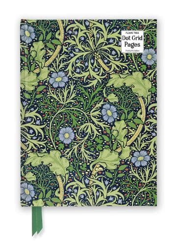 William Morris: Seaweed (Foiled Dot Grid Journal)