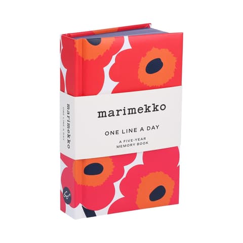 Marimekko One Line a Day (Red Unikko) a Five-Year Memory Book