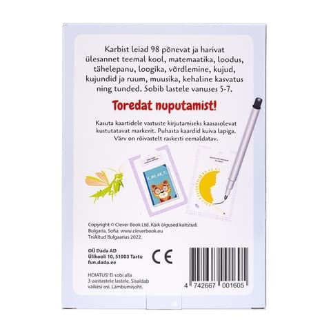 Tegevuskaardid 98 arendavat ülesannet