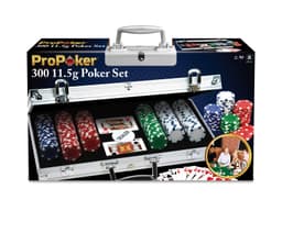 ProPoker kompl. 300 11,5g zetooni alum. kohvris
