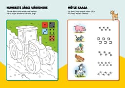 Värvimine ja mõistatused lasteaialastele. Talu