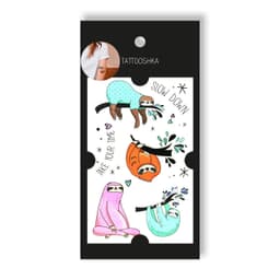 Ajutine tattoo set TATTOOSHKA Sloths