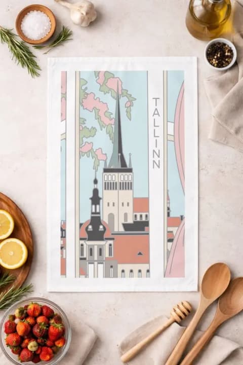 Köögirätik - vaade Tallinnale