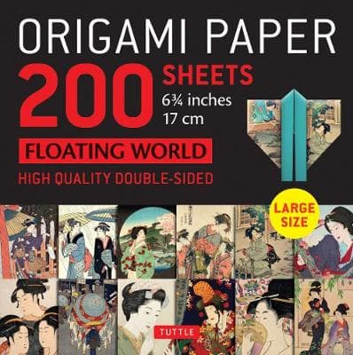 Origami Paper 200 sheets Floating World 6 3/4" (17 cm): Tuttle Origami Paper: High Quality, Double-Sided Origami Sheets with 12 Different Prints (Instructions for 6 Projects Included)