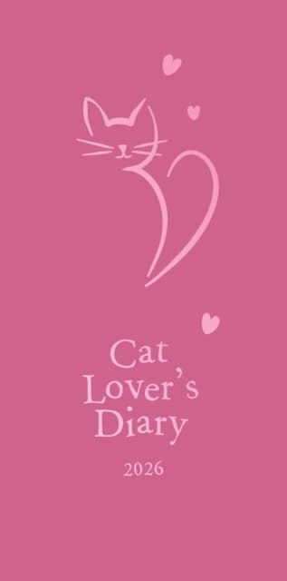 Kalendermärkmik 2026 Fashion Diary Cat Lover Slim Diary