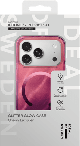 Clear Case iPhone 17 Pro/18 Pro - Cherry Lacquer MagSafe