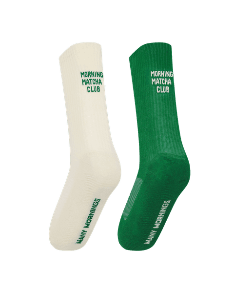 Many Mornings sokid MATCHA CLUB 39-42