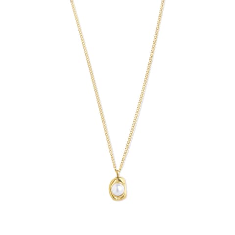 Kaelakee Timi Ilse - Pearl, Gold