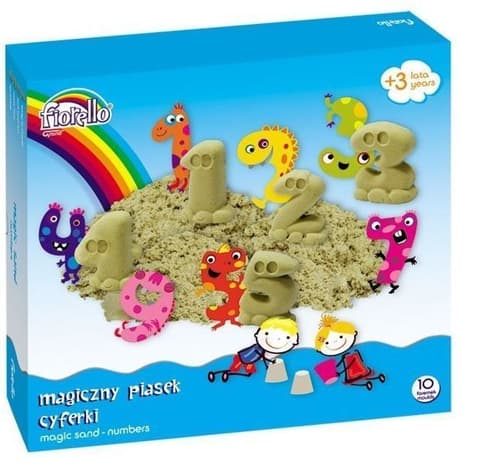 Liiv Kineetiline Numbrid 600g+100+10 vormi