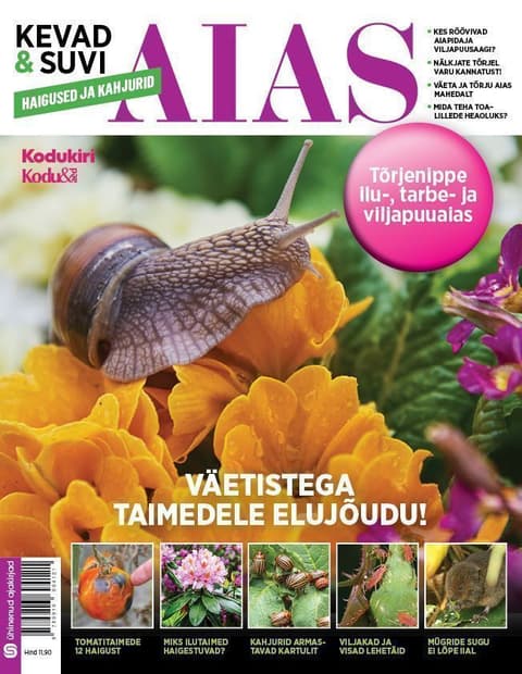Kevad ja suvi aias. Haigused ja kahjurid