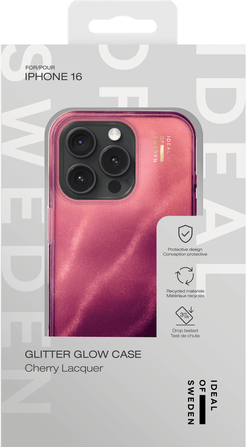 Clear Case iPhone 16 - Cherry Lacquer