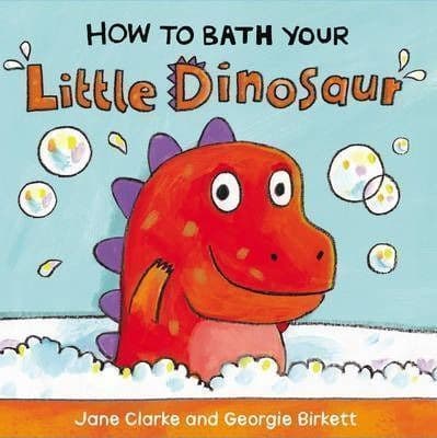 How to bath your little dinosaur