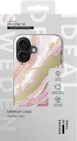 Mirror Case iPhone 16 - Agate Halo MagSage
