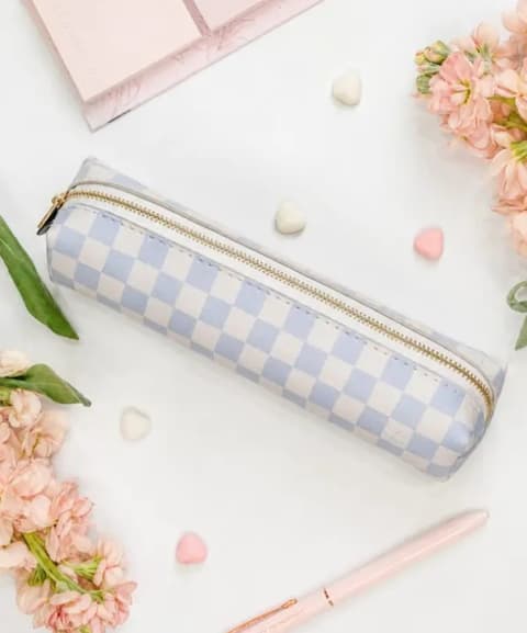 Pinal - sinine/valge checkerboard
