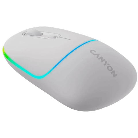 Dual Mode Wireless Mouse Canyon MW-22, Snow White