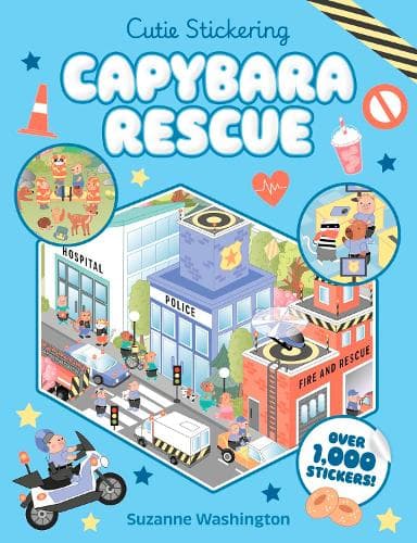 Cutie Stickering #2 Capybara Rescue: The Ultimate Cosy Sticker Book