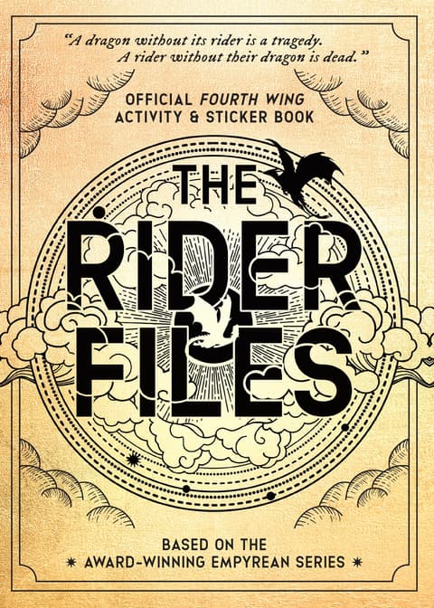 The Rider Files Official Fourth Wing Activity & Sticker Book