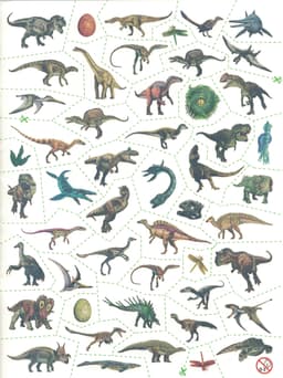 Dinosaurused. Värviraamat. 100 ajutist tätoveeringut