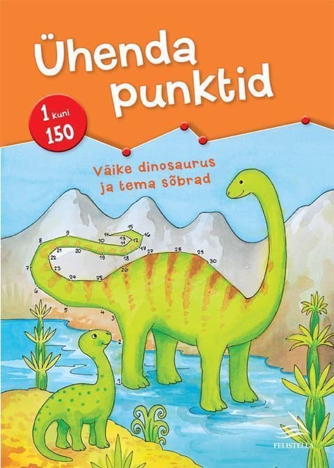 Ühenda punktid. Väike dinosaurus ja tema sõbrad